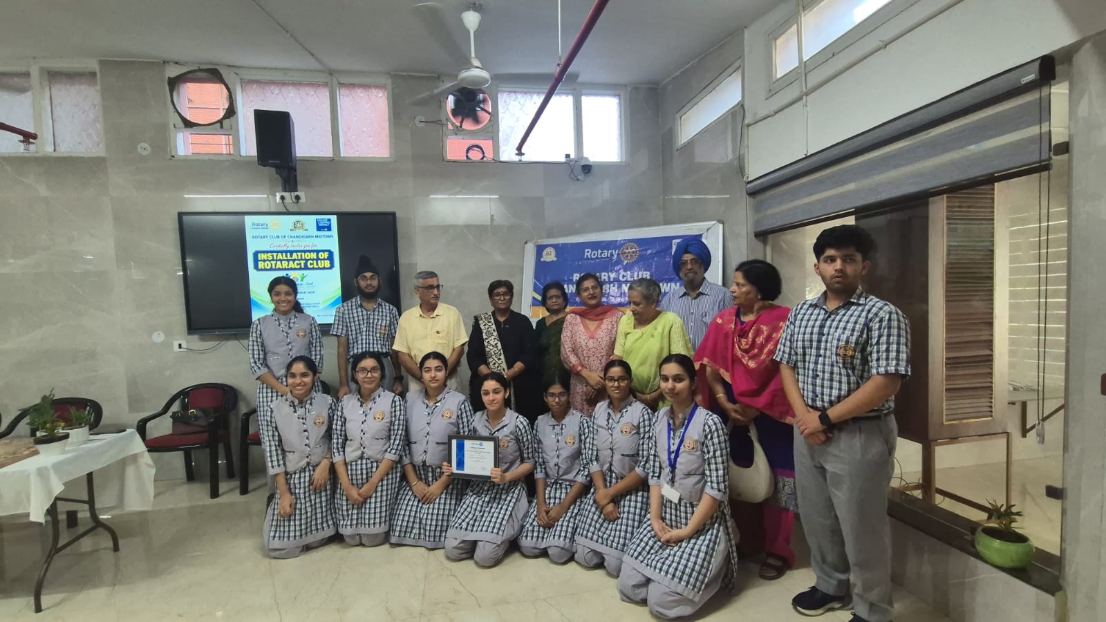 Rotaract Club event at school